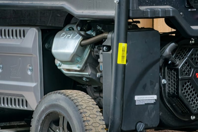 A New England homeowner's off-grid setup sparked outrage when they shared a photo of a propane generator in their shed.