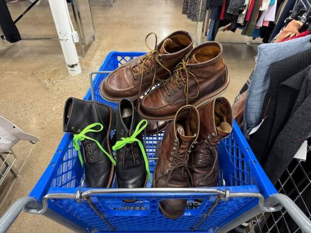 "THAT's why we keep thrifting!" a commenter wrote.