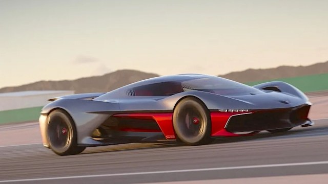 The concept would be powered by a "T-shaped prismatic battery pack."