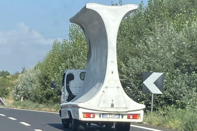 "It is curved only for legal reasons."