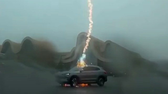 The widely shared video of the event is certainly dramatic.