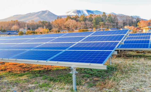 The 14 MW Funaki PV Solar Plant in Ube, Yamaguchi Prefecture, Japan, has an interesting twist.
