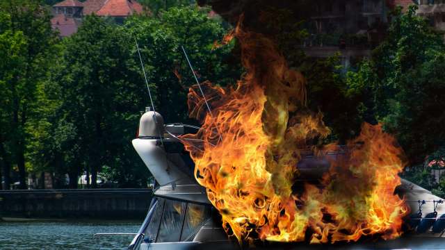 At the time, it was unclear if any guests were onboard.