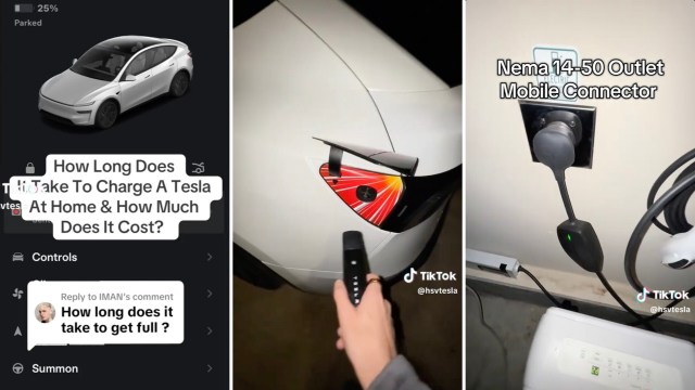 "I added the biggest charger I can at home."