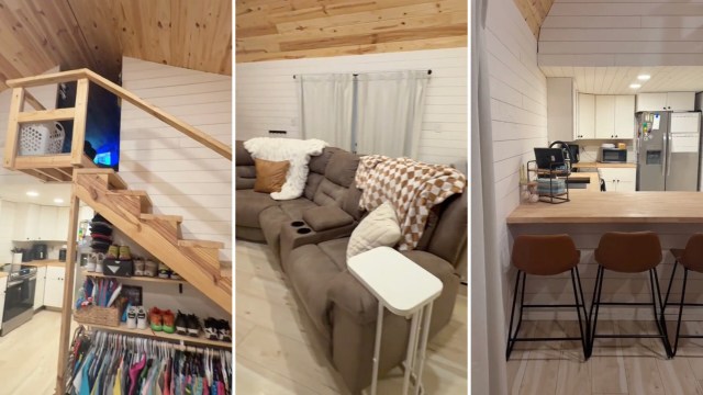 "We love our 16x40 shed that we converted ourselves."