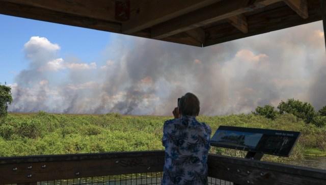 "It's not fog, it's fire."