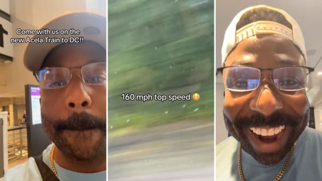 "We got a little dizzy looking out the window at times."