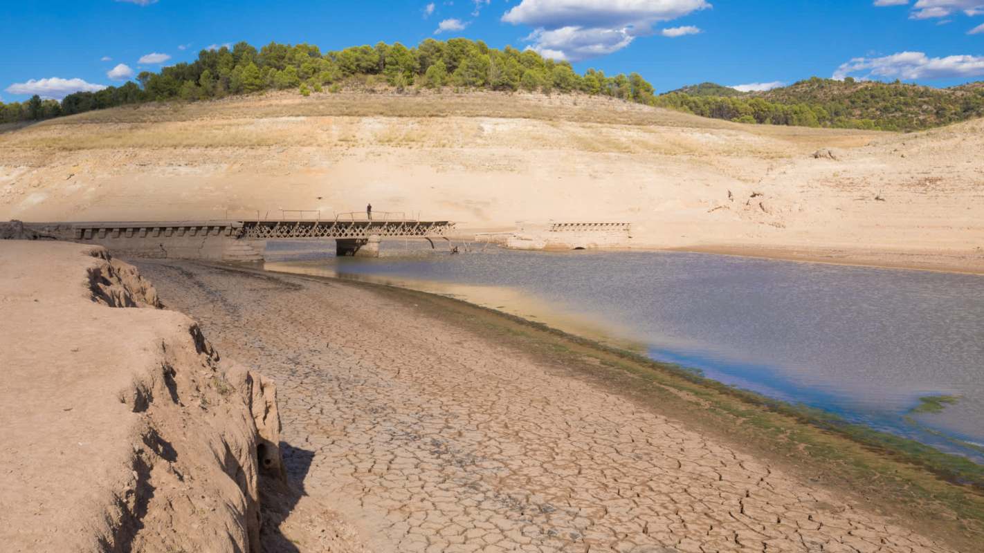 Experts are hard at work before everything is submerged again.