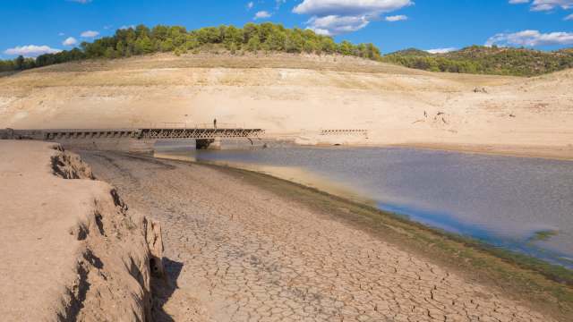 Experts are hard at work before everything is submerged again.