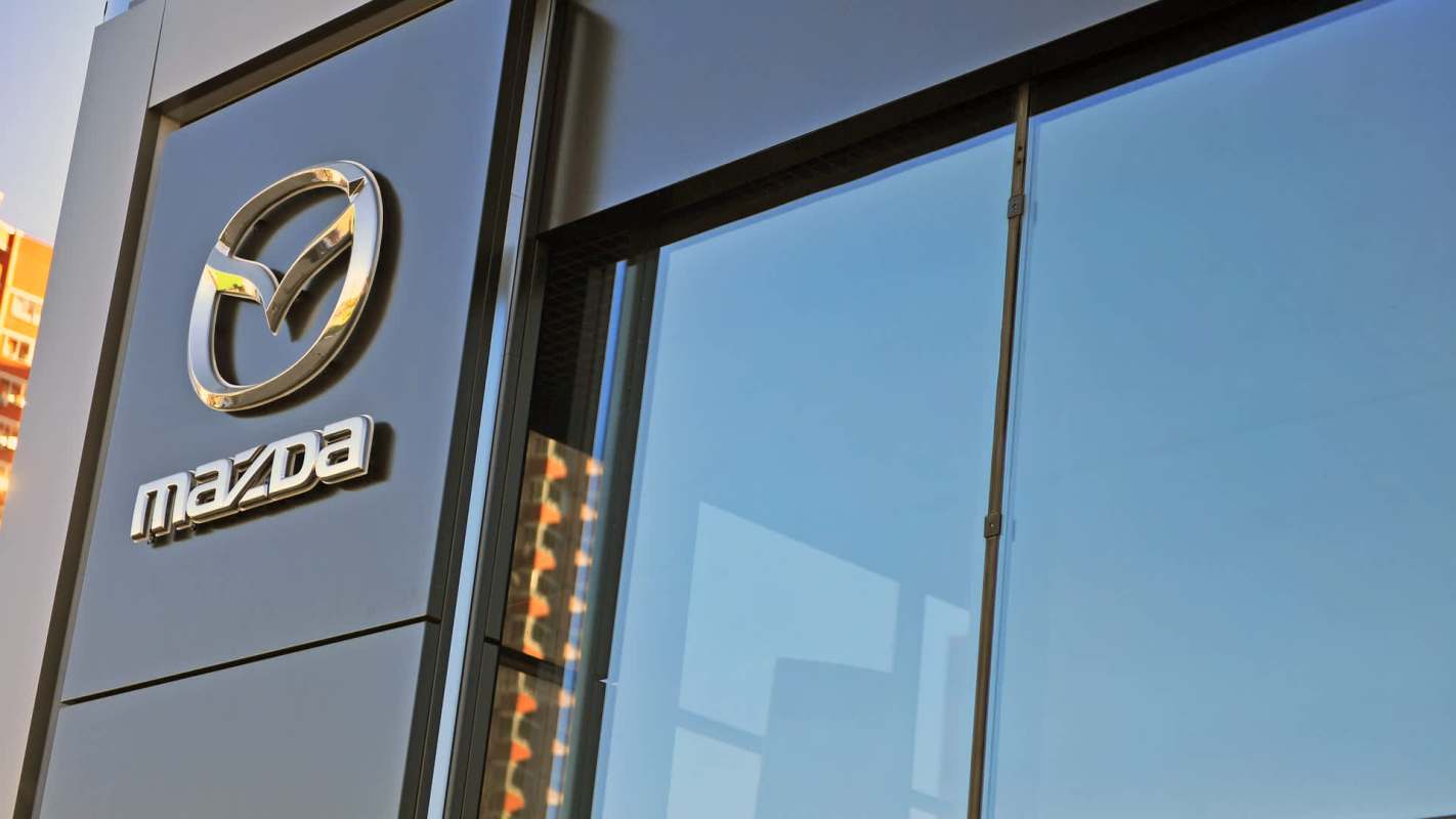 The technology Mazda is presenting is a rare combustion engine-powered alternative.