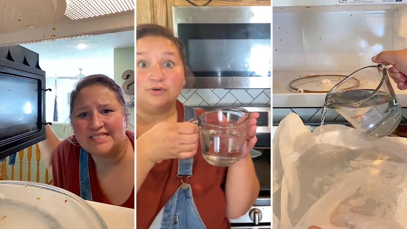 "You don't need to have eight million cleaning products in your house."