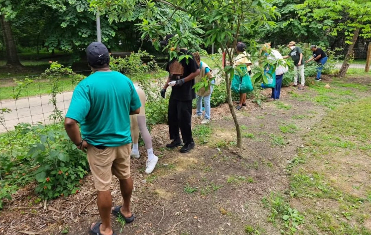 "Anyone is welcome to visit and harvest!"