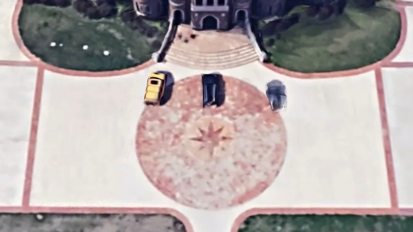 "I think there's a house in that driveway."