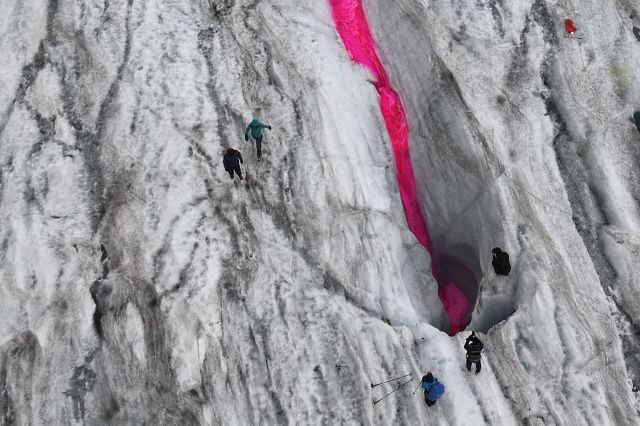 The Swiss Alps are experiencing drastic changes at an incredibly rapid pace.