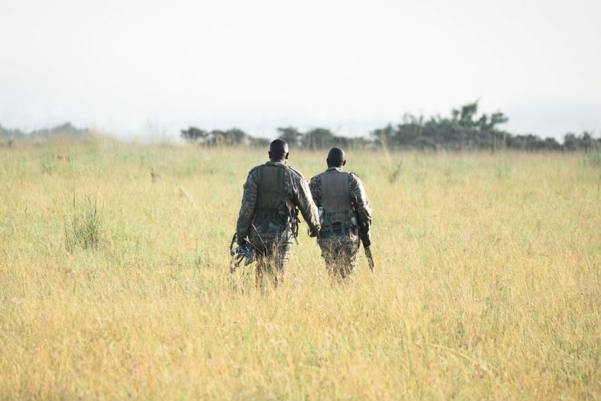 The duo was apparently looking for a buyer at the time of their arrest.