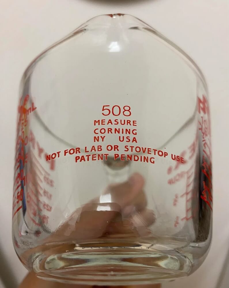 One Reddit user shared their special find of a 1980s Pyrex three-piece glass set.