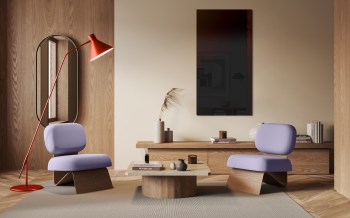 The first thing you might notice is that it doesn't look like your grandmother's space heater.