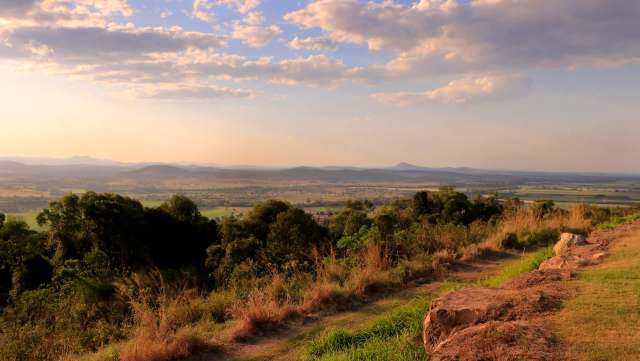 Several rock formations were defaced with graffiti in Bowling Green Bay National Park in Townsville, Australia.