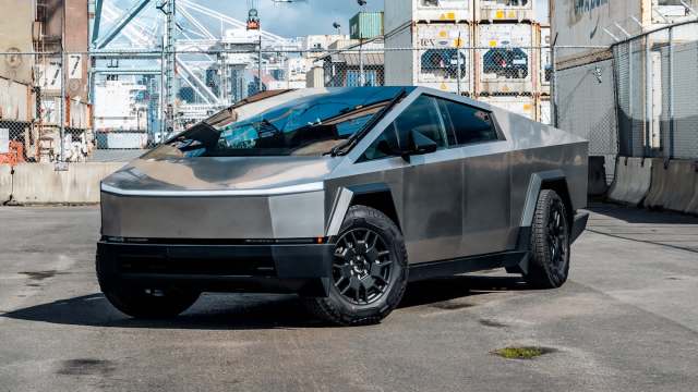 The vehicle is highly noticeable.