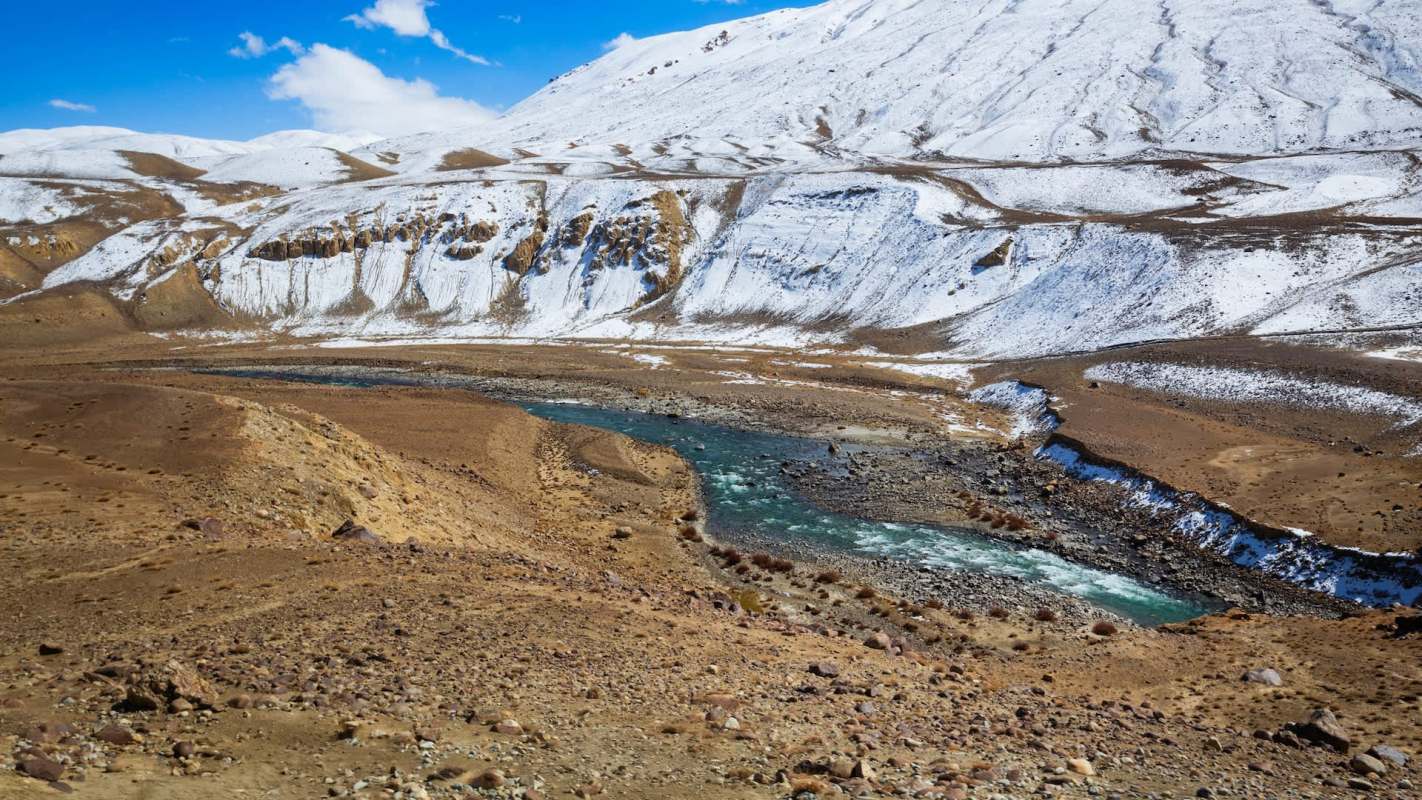 Researchers are alarmed by the lack of snow in the Hindu Kush Himalayas, which could have dire effects on the region.