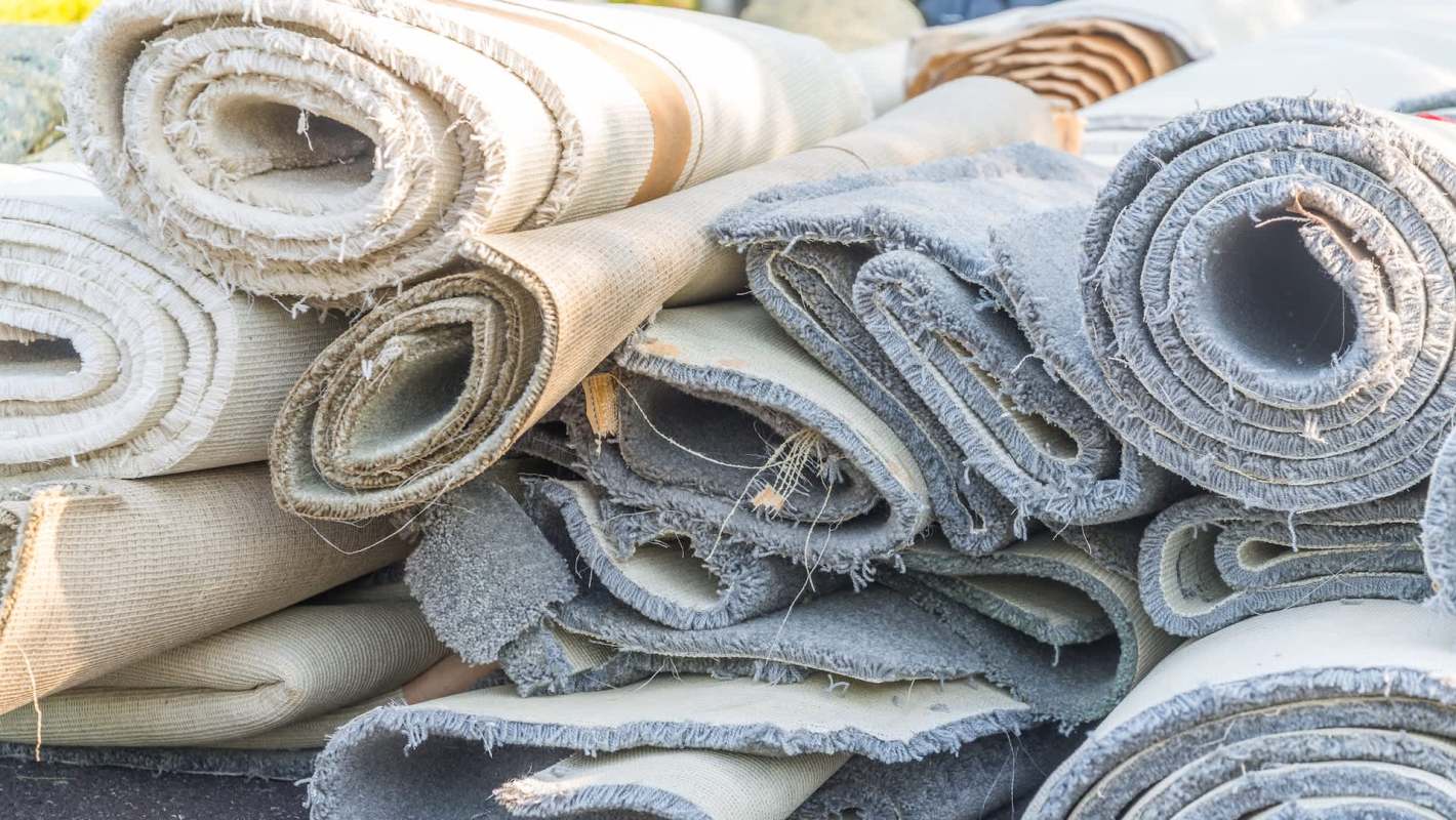 Interface's Re-Entry program is a reclamation and recycling initiative that takes back used Interface carpet tiles.