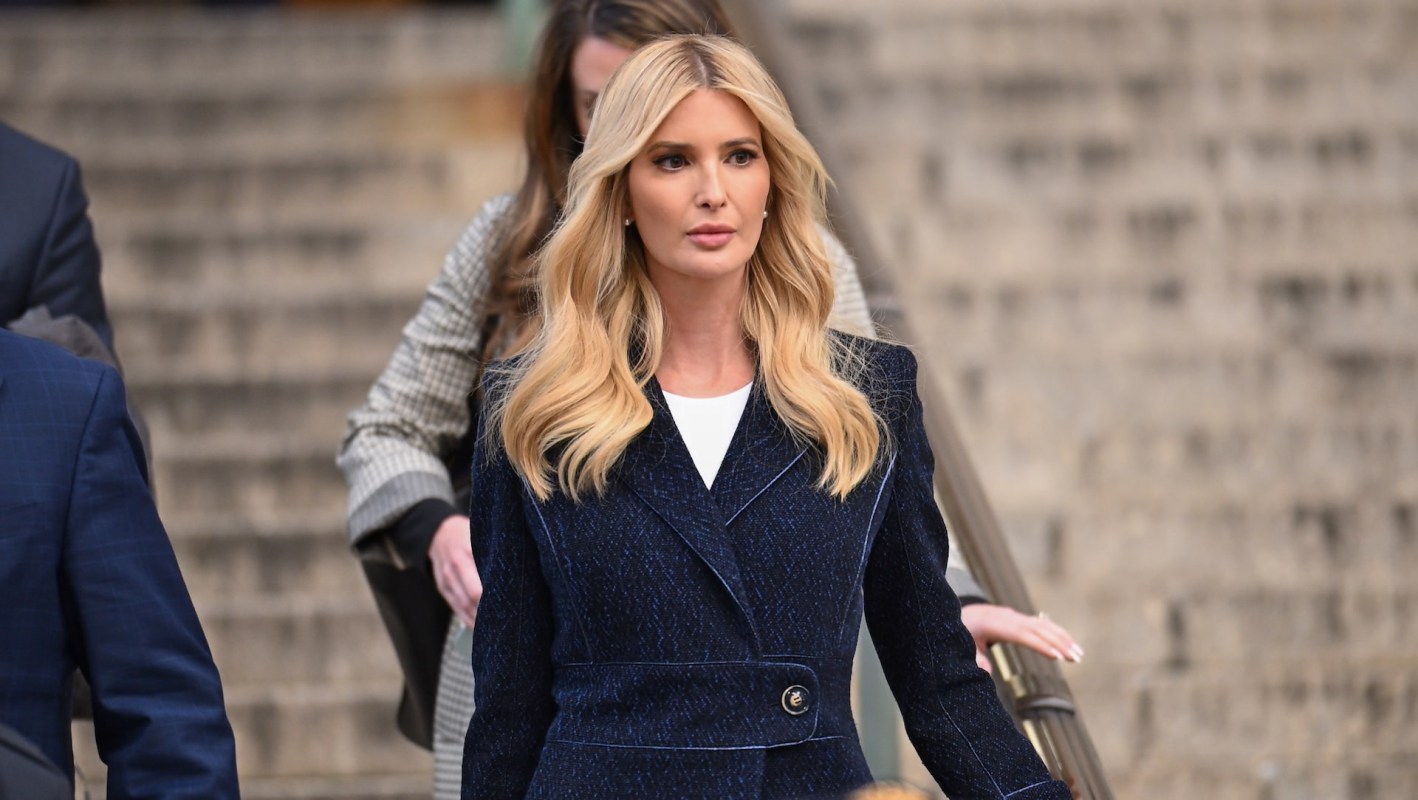 "And Ivanka is popping bottles on a yacht."