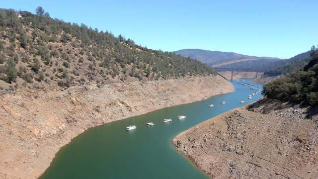 Lake Oroville in California is looking more beautiful than ever after the water level's rise.