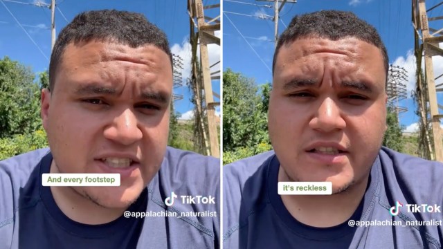 A wildlife scientist was infuriated after a group of Red Bull influencers performed backflips on a fragile bog.