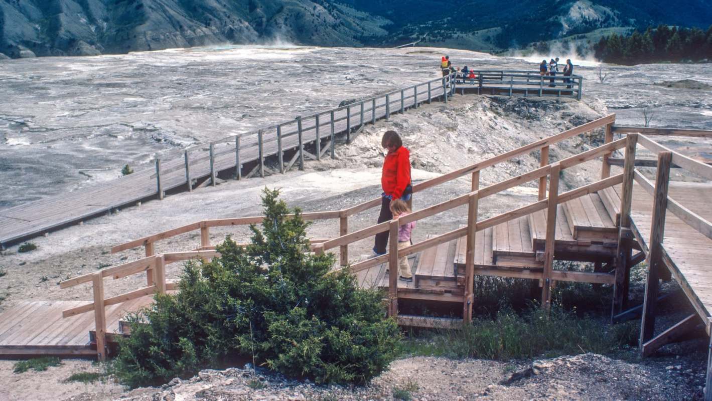 An Instagram video shows a Yellowstone Park guide calling out two visitors for blatantly ignoring a warning sign.