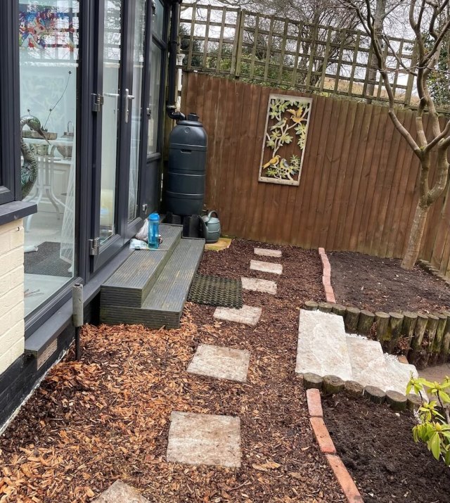 "The garden looks great now."