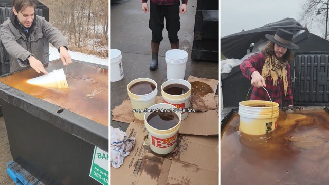 "Me and my mate used to do this."