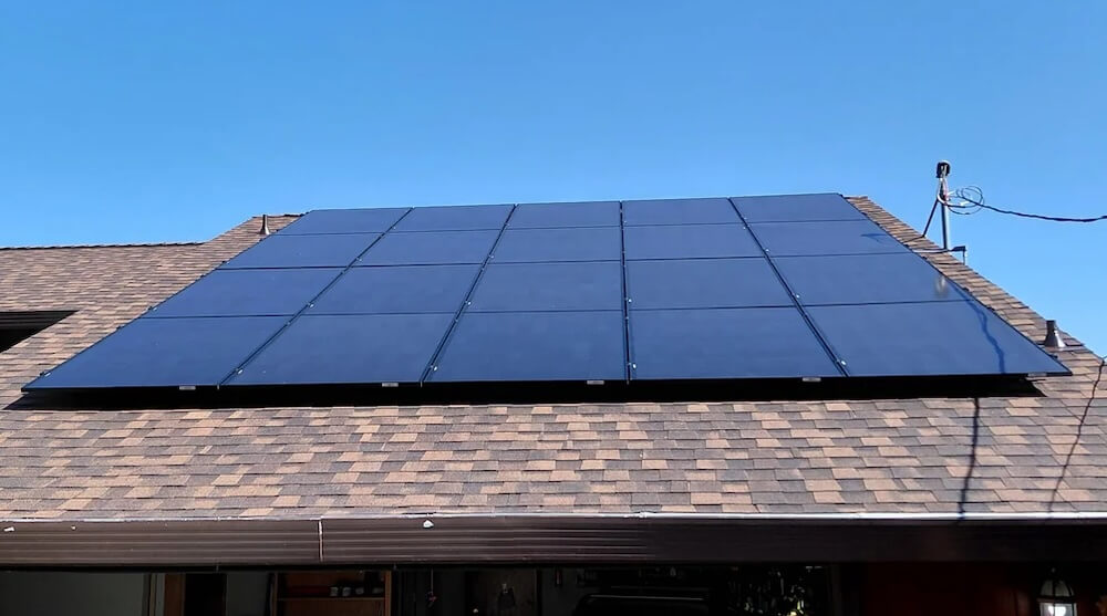 One homeowner shared a photo of their solar system and how they were saying "bye-bye" to their electricity bill.