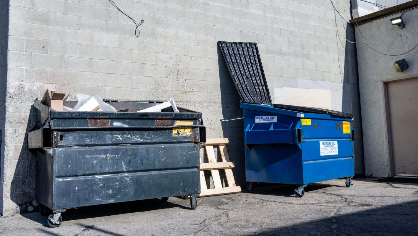 One dumpster diver revealed that they'd recovered food from the trash bin three days in a row.
