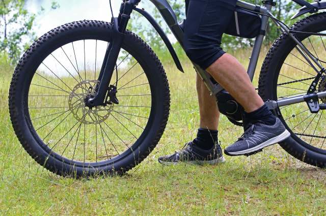 Riding an e-bike to work is a great way to get exercise and save money.