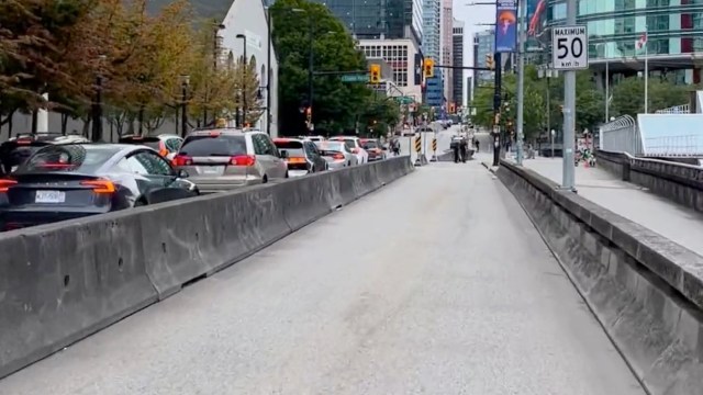 One Reddit user shared a video of how they avoid Vancouver traffic.