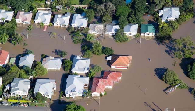 Insurers set aside $4.5 billion to manage severe weather damage, revealing the high flood risk faced by many in Australia.