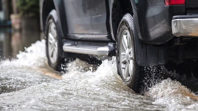 Residents near the Indian River in Florida struggled to enter or leave their homes in October amid heavy flooding.