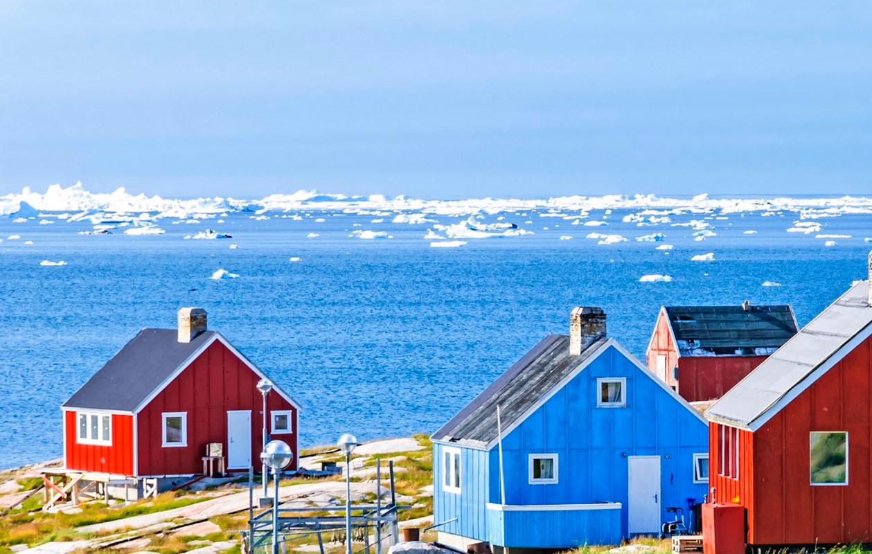 The landmass of Greenland is shifting at an accelerating rate due to a warming climate.