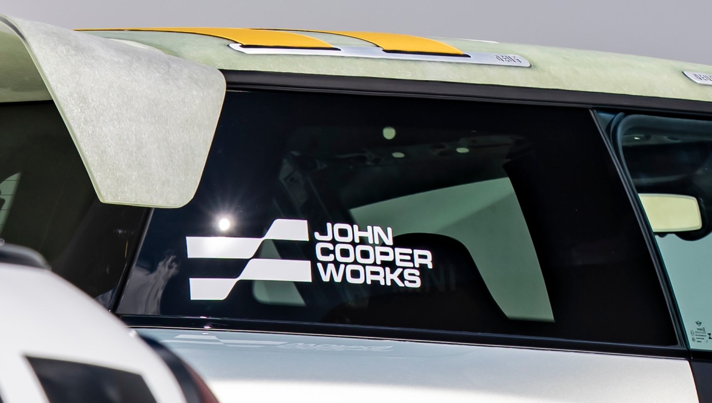 Mini opted for surfing-inspired abstraction.