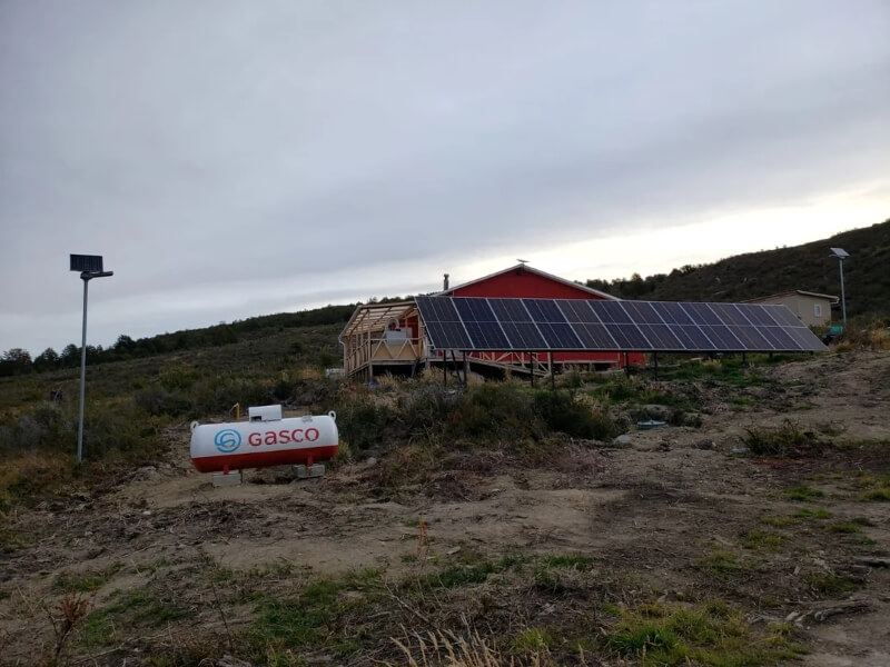 "The nearest city is 50km north."