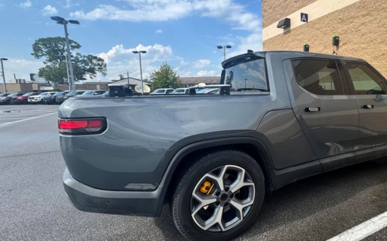 A Redditor shared their excitement about finally getting a new, all-electric Rivian truck.