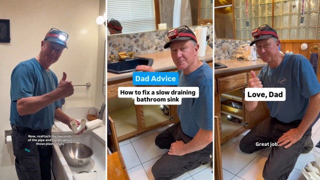 No one has to learn how to snake the drain alone, thanks to one kind-hearted dad on TikTok named Bo.