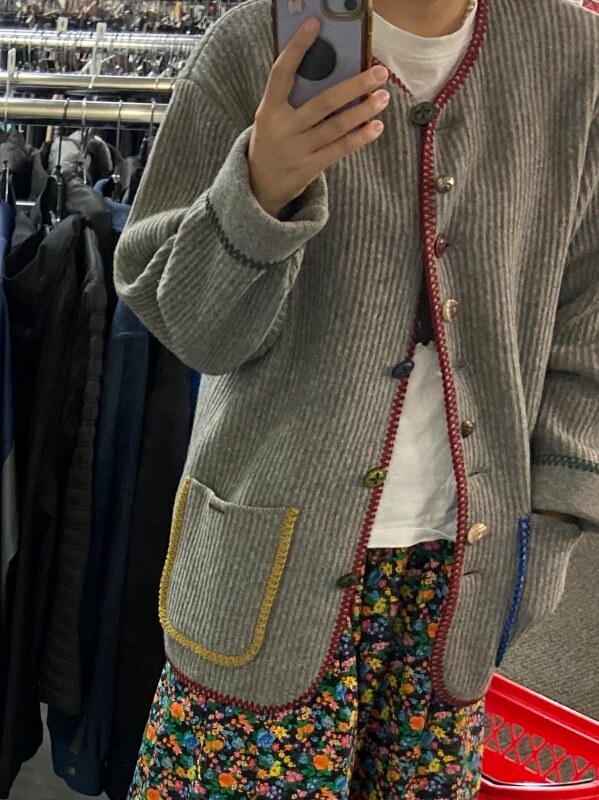 One Redditor found an iconic Geiger cardigan at a thrift store for just $10 — here's where you can get one too.