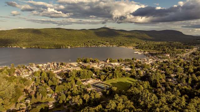 It looked like rain despite clear skies.