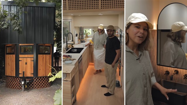 A Portland couple's DIY tiny smart home is blowing up online for a good reason, revealing high-end tech and hidden features.