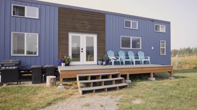A family shared how living in a tiny home enabled them to start their own business and cut their monthly expenses in half.