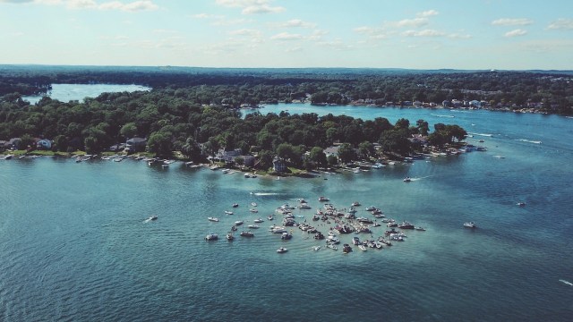 Union Lake in Branch County has been gaining over an inch per day since the end of September.