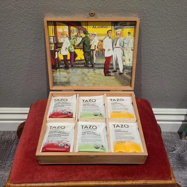 A clever and cost-saving tea storage hack was shared by a crafty Redditor, who found a new way to upcycle a cigar box.