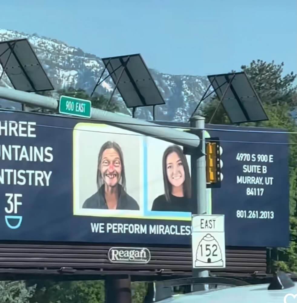 A Reddit post is sparking outrage after a Utah resident shared a photo of a massive billboard blocking mountain views.