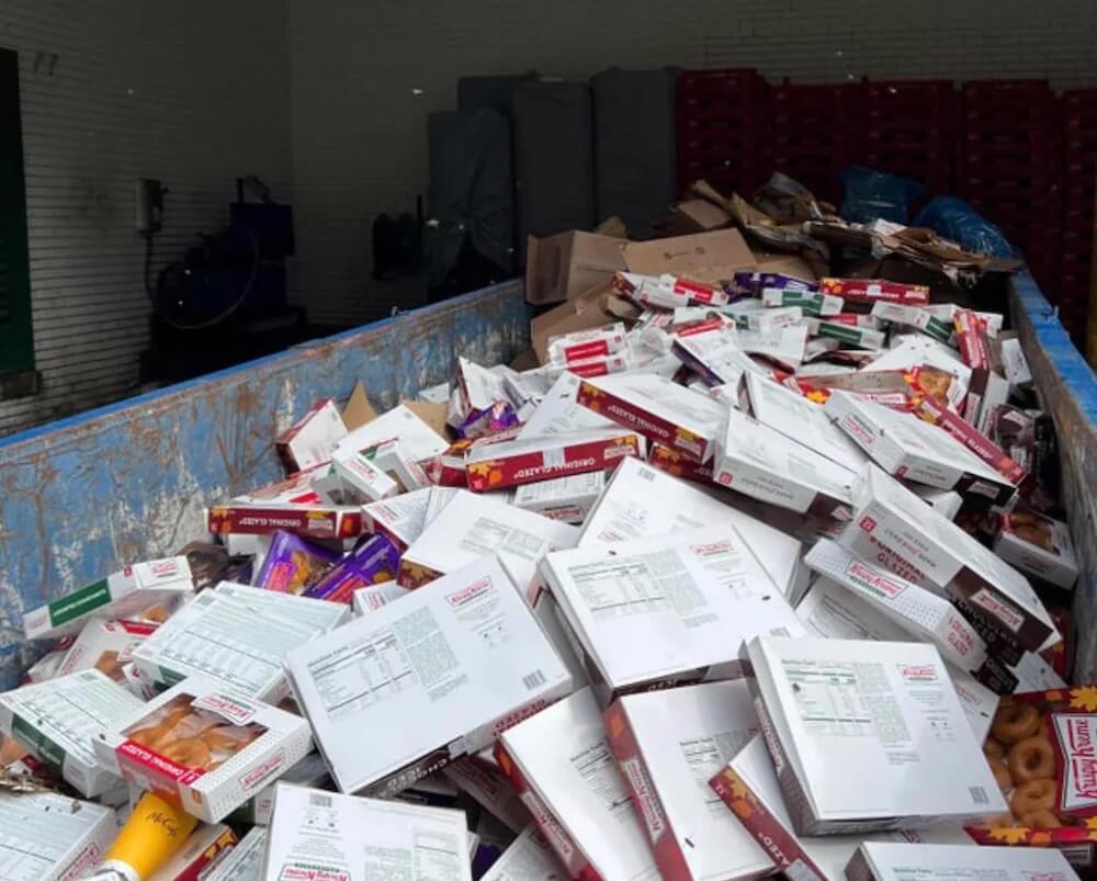 A Reddit post claimed that U.S. companies receive a bigger tax write-off for binning food than donating it, frustrating many over food waste.